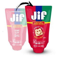 Jif Squeeze Creamy Peanut Butter - 13oz