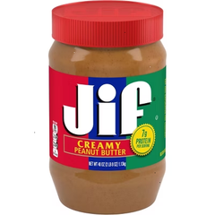 Jif 40oz Creamy Peanut Butter + Smuckers 20oz Squeeze Grape Jelly