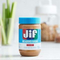 Jif No Added Sugar Creamy Peanut Butter Spread - 15.5oz