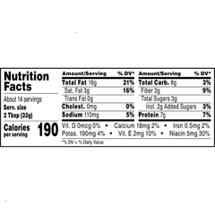 Jif Extra Crunchy Peanut Butter - 16oz