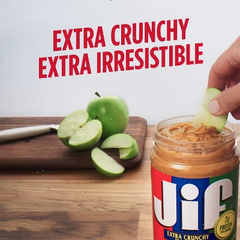 Jif Extra Crunchy Peanut Butter - 40oz