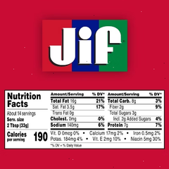 Jif 16oz Creamy Peanut Butter + 15oz Peanut Butter and Chocolate Flavored Spread