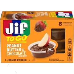 Jif To Go Peanut Butter & Chocolate  Flavored Spread - 8.8oz/8ct