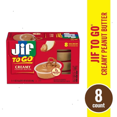 Jif To-Go Creamy Peanut Butter - 8.8oz/8ct