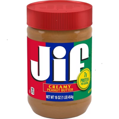 Jif 16oz Creamy Peanut Butter + 15oz Peanut Butter and Chocolate Flavored Spread