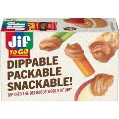 Jif To-Go Natural Peanut Butter - 8.8oz/8ct